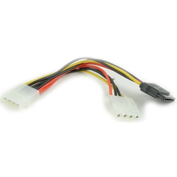 Кабель Molex female to Molex male + Serial ATA power cable CC-SATA-PSY2 фото