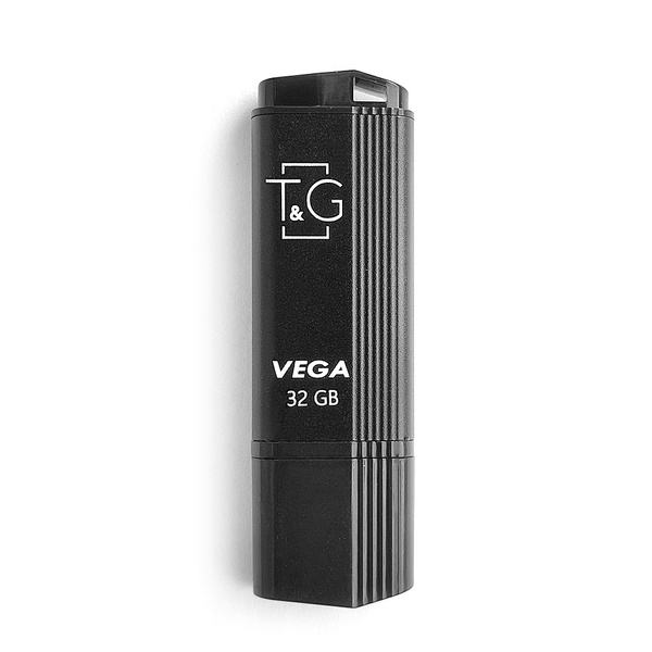 Флеш-накопичувач USB 32GB T&G 121 Vega Series Black (TG121-32GBBK) TG121-32GBBK фото