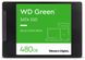 Накопичувач SSD 480GB WD Green 2.5" SATAIII TLC (WDS480G3G0A) WDS480G3G0A фото 1