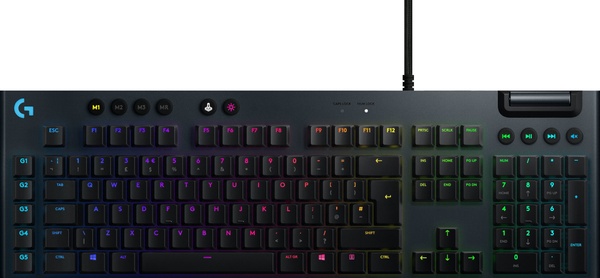 Клавiатура Logitech G815 Gaming Mechanical GL Tactile RGB Black (920-008992) 920-008992 фото
