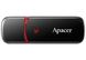 Флеш-накопичувач USB 16GB Apacer AH333 Black (AP16GAH333B-1) AP16GAH333B-1 фото 1