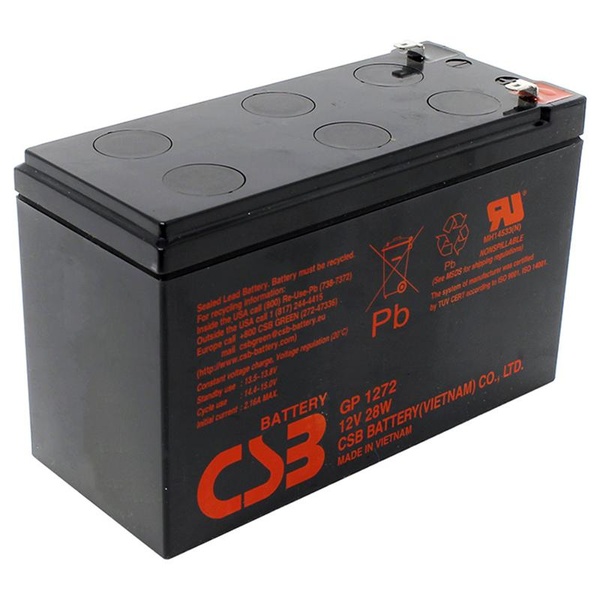 Акумуляторна батарея CSB 12V 7.2AH (GP1272, 28W) AGM GP1272F2(28W) фото