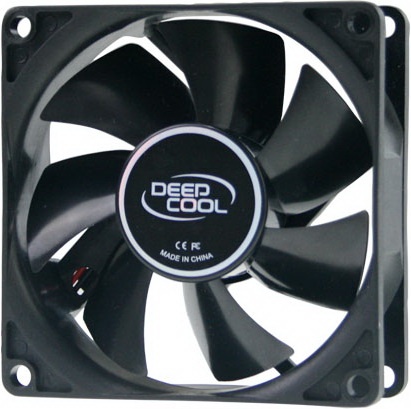 Вентилятор DeepCool XFAN 80, 80х80х25мм, Molex, чорний DP-FDC-XF80 фото