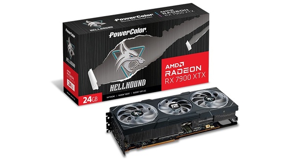 Відеокарта AMD Radeon RX 7900 XTX 24GB GDDR6 Hellhound PowerColor (RX 7900 XTX 24G-L/OC) RX 7900 XTX 24G-L/OC фото