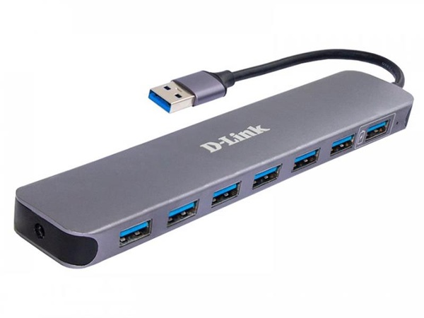 Концентратор USB3.0 D-Link DUB-1370/B2A Black 7хUSB3.0 DUB-1370/B2A фото