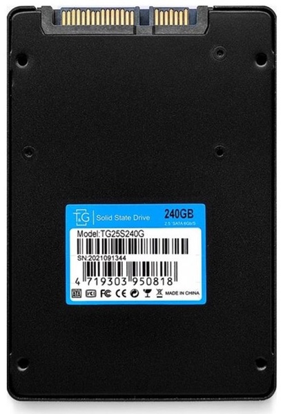 Накопичувач SSD 240GB T&G 2.5" SATAIII 3D TLC (TG25S240G) TG25S240G фото