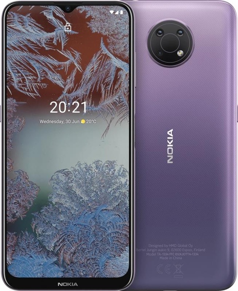 Смартфон Nokia G10 3/32GB Dual Sim Purple Nokia G10 3/32GB Purple фото