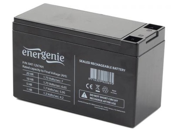 Акумуляторна батарея EnerGenie 12V 7.5AH (BAT-12V7.5AH) AGM BAT-12V7.5AH фото