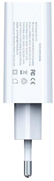 Мережевий зарядний пристрій Proda PD-73 (USB 3A; 2USC-C 3A) White (PD-A73-WH) PD-A73-WH фото