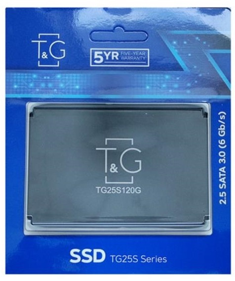 Накопичувач SSD 120GB T&G 2.5" SATAIII 3D TLC (TG25S120G) TG25S120G фото
