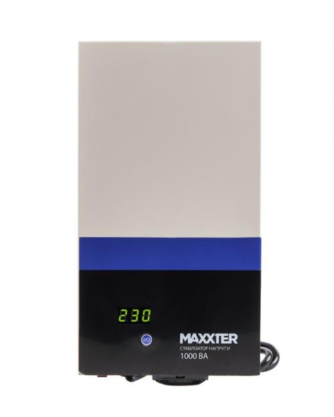 Стабілізатор Maxxter MX-AVR-DW1000-01 1000VA MX-AVR-DW1000-01 фото