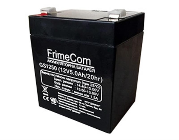 Акумуляторна батарея FrimeCom 12V 5AH (GS1250) AGM GS1250 фото
