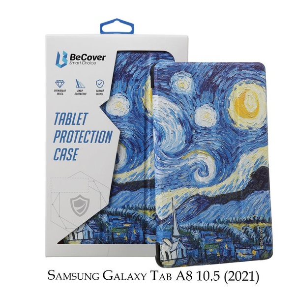Чохол-книжка BeCover Smart для Samsung Galaxy Tab A8 SM-X200/SM-X205 Night (707275) 707275 фото