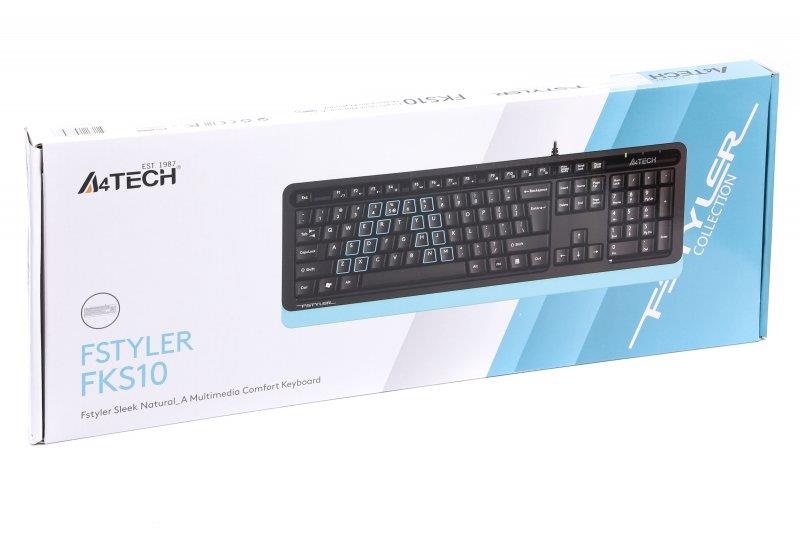 Клавіатура A4Tech Fstyler FKS10 Blue FKS10 (Blue) фото
