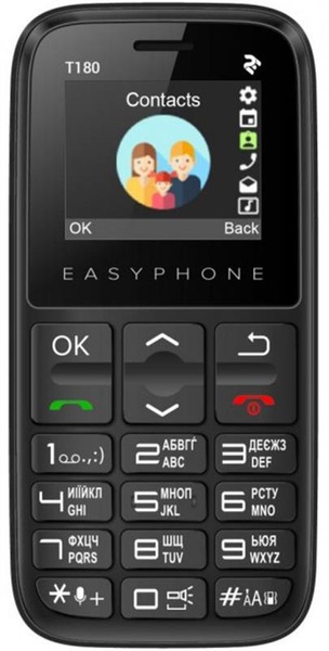 Мобiльний телефон 2E T180 (2020) Dual Sim Black (680576170064) 680576170064 фото