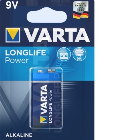Батарейка Varta Longlife Power 4922 (High Energy) 6LR61 BL 1шт Varta 4922 фото