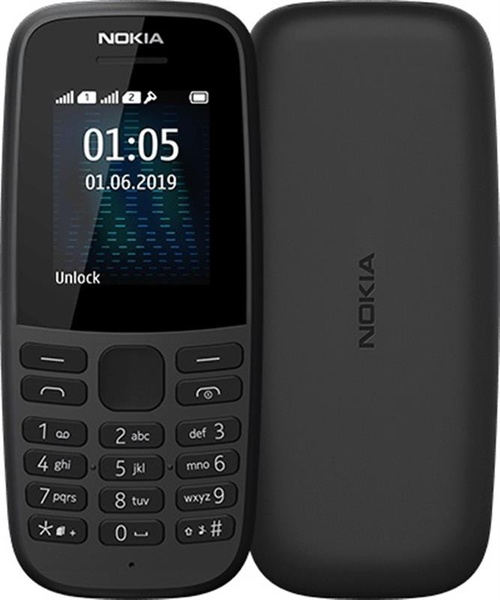 Мобільний телефон Nokia 105 2019 Single Sim Black Nokia 105 2019 SS Black фото