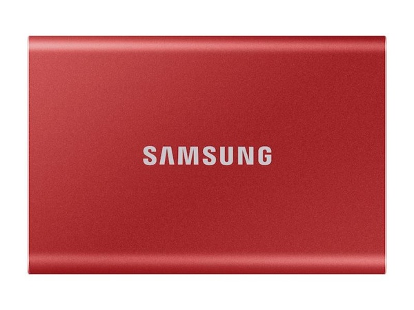 Накопичувач зовнішній SSD 2.5" USB 500GB Samsung T7 Red (MU-PC500R/WW) MU-PC500R/WW фото