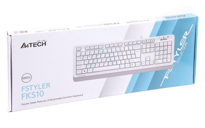 Клавіатура A4Tech Fstyler FKS10 White FKS10 (White) фото