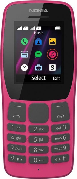 Мобільний телефон Nokia 110 2019 Dual Sim Pink Nokia 110 2019 Pink фото