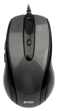 Мишка A4 N-708X-1 Glossy grey USB V-Track N-708X-1 (Black) фото