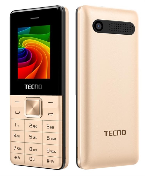 Мобiльний телефон Tecno T301 Dual Sim Champagne Gold (4895180743337) 4895180743337 фото