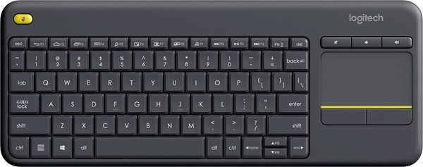 Клавіатура бездротова Logitech K400 Plus Black (920-007145) 920-007145 фото