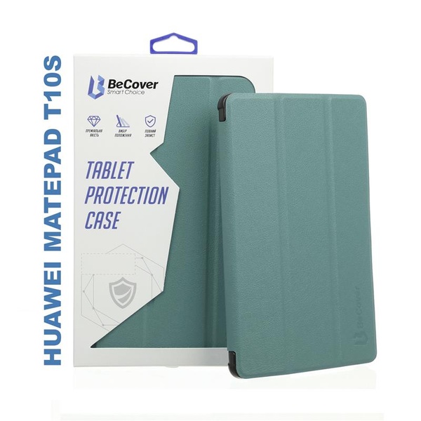 Чохол-книжка BeCover Smart Case для Huawei MatePad T 10s/T 10s (2nd Gen) Dark Green (705400) 705400 фото