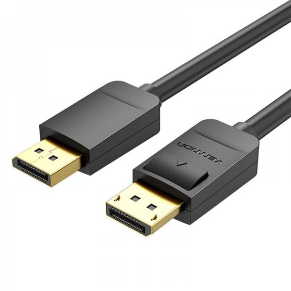 Кабель Vention DisplayPort - DisplayPort V1.2 (M/M), 1.5 м, Black (HACBG) HACBG фото
