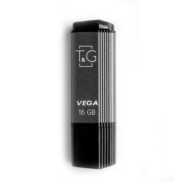 Флеш-накопичувач USB 16GB T&G 121 Vega Series Grey (TG121-16GBGY) TG121-16GBGY фото