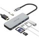 Концентратор USB 3.1 Type-C Grand-X PD Сharging HDMI/3хUSB/Type-C/OTG/CR (SG-512) SG-512 фото 1