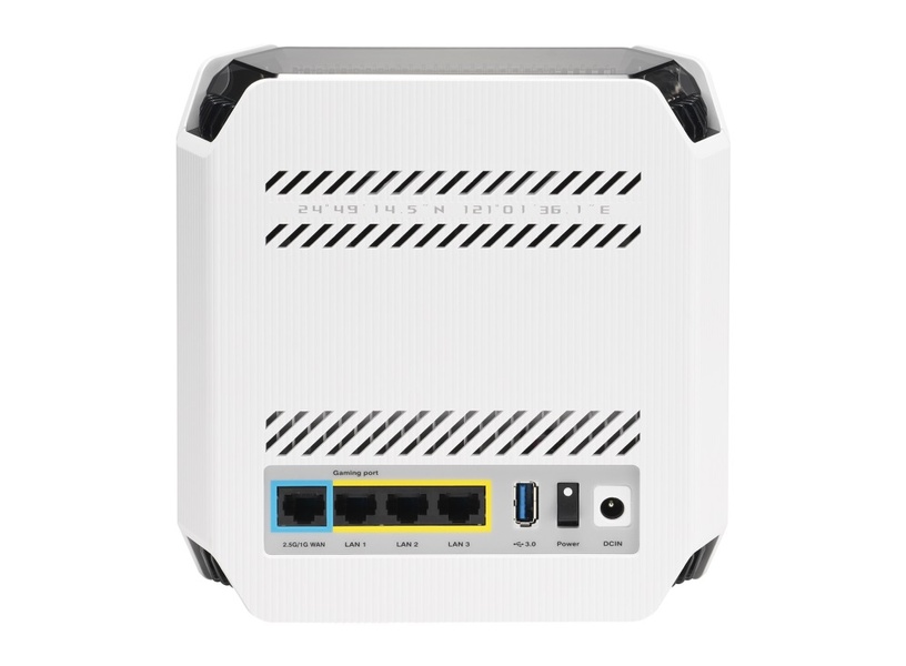 Бездротовий маршрутизатор Asus ROG Rapture Gaming Mesh System GT6 White 1pk (GT6-W-1-PK/90IG07F0-MU9A30) 90IG07F0-MU9A30 фото