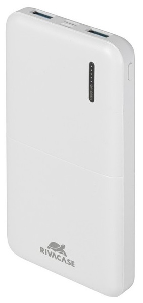 Універсальна мобільна батарея Rivacase Rivapower 10000mAh White (VA2532) RIVAPOWER VA2532 (White) фото