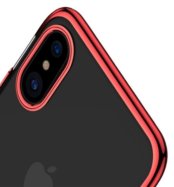 Чохол-накладка Baseus Glitter для Apple iPhone X Red (WIAPIPHX-DW09) WIAPIPHX-DW09 фото