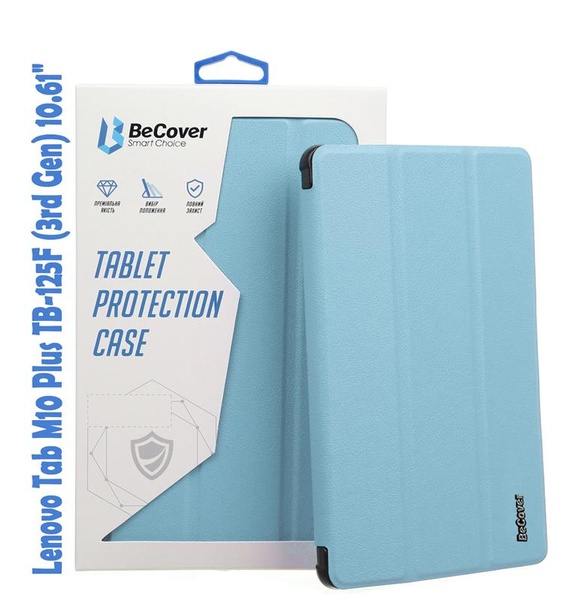 Чохол-книжка BeCover Smart для Lenovo Tab M10 Plus TB-125F (3rd Gen) 10.61" Light Blue (708310) 708310 фото