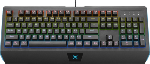 Клавіатура Noxo Vengeance Mechanical gaming keyboard, Blue Switches, Black (4770070882122) 4770070882122 фото