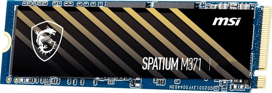 Накопичувач SSD 500GB MSI Spatium M371 M.2 2280 PCIe 3.0 x4 NVMe 3D NAND TLC (S78-440K160-P83) S78-440K160-P83 фото