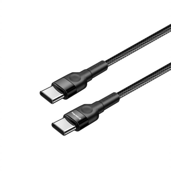 Кабель ColorWay USB Type-C - USB Type-C PD Fast Charging, 3А, 65W, 0.3м Black (CW-CBPDCC054-BK) CW-CBPDCC054-BK фото
