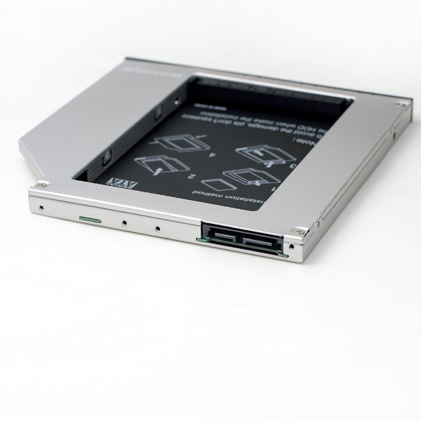 Адаптер Grand-X для підключення HDD 2.5" у відсік приводу ноутбука SATA/SATA3 (HDC-25N) HDC-25N фото