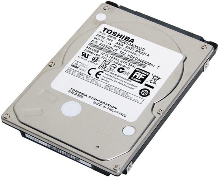 Накопичувач HDD 2.5" SATA 320GB Toshiba 4200rpm 8MB (MQ01AAD032C) MQ01AAD032C фото