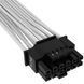 Кабель-перехідник Corsair Premium Individually Sleeved 12+4pin PCIe Gen 5 12VHPWR 600W cable, Type 4, WHITE (CP-8920332) CP-8920332 фото 3