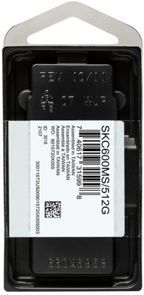 Накопичувач SSD 256GB Kingston KC600 mSATA SATAIII 3D TLC (SKC600MS/256G) SKC600MS/256G фото