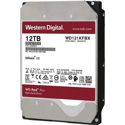 Накопичувач HDD SATA 12.0TB WD Red Pro NAS 7200rpm 256MB (WD121KFBX) WD121KFBX фото