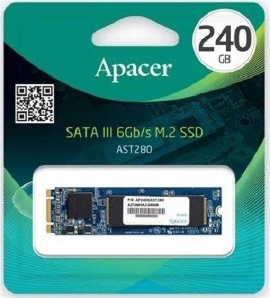 Накопичувач SSD 240GB Apacer AST280 M.2 SATAIII TLC (AP240GAST280-1) AP240GAST280-1 фото