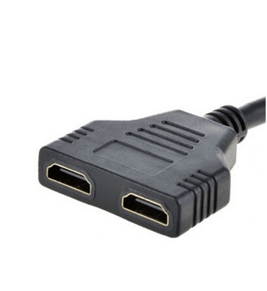 Кабель-розгалужувач Cablexpert HDMI - 2хHDMI, (M/F), 0.3 м, Black (DSP-2PH4-04) DSP-2PH4-04 фото