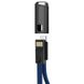 Кабель ColorWay USB-microUSB, 2.4А, 0.22м, Blue (CW-CBUM022-BL) CW-CBUM022-BL фото 2