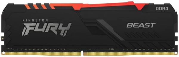 Модуль пам`ятi DDR4 32GB/3200 Kingston Fury Beast RGB (KF432C16BBA/32) KF432C16BBA/32 фото