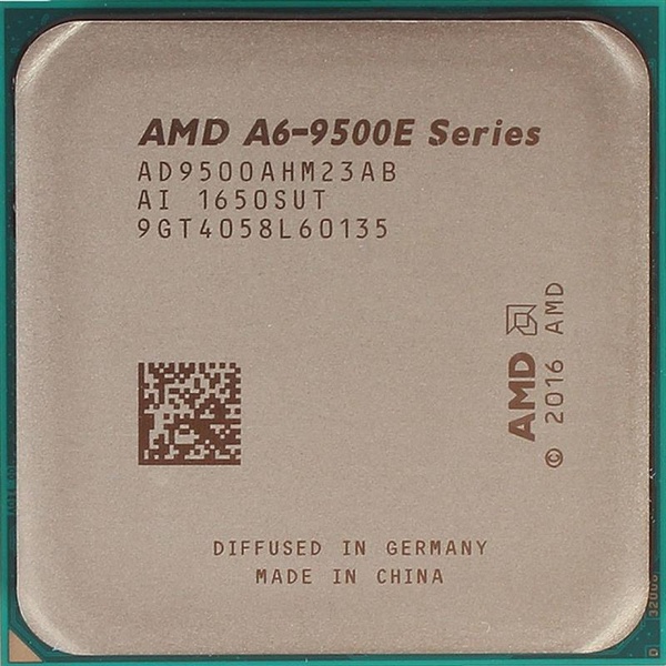 Процесор AMD A6 X2 9500E (3GHz 35W AM4) Tray (AD9500AHM23AB) AD9500AHM23AB фото