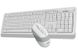 Комплект (клавіатура, мишка) бездротовий A4Tech Fstyler FG1010 White USB FG1010 (White) фото 2