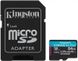 Карта пам`яти MicroSDXC 64GB UHS-I/U3 Class 10 Kingston Canvas Go! Plus R170/W70MB/s + SD-адаптер (SDCG3/64GB) SDCG3/64GB фото 1